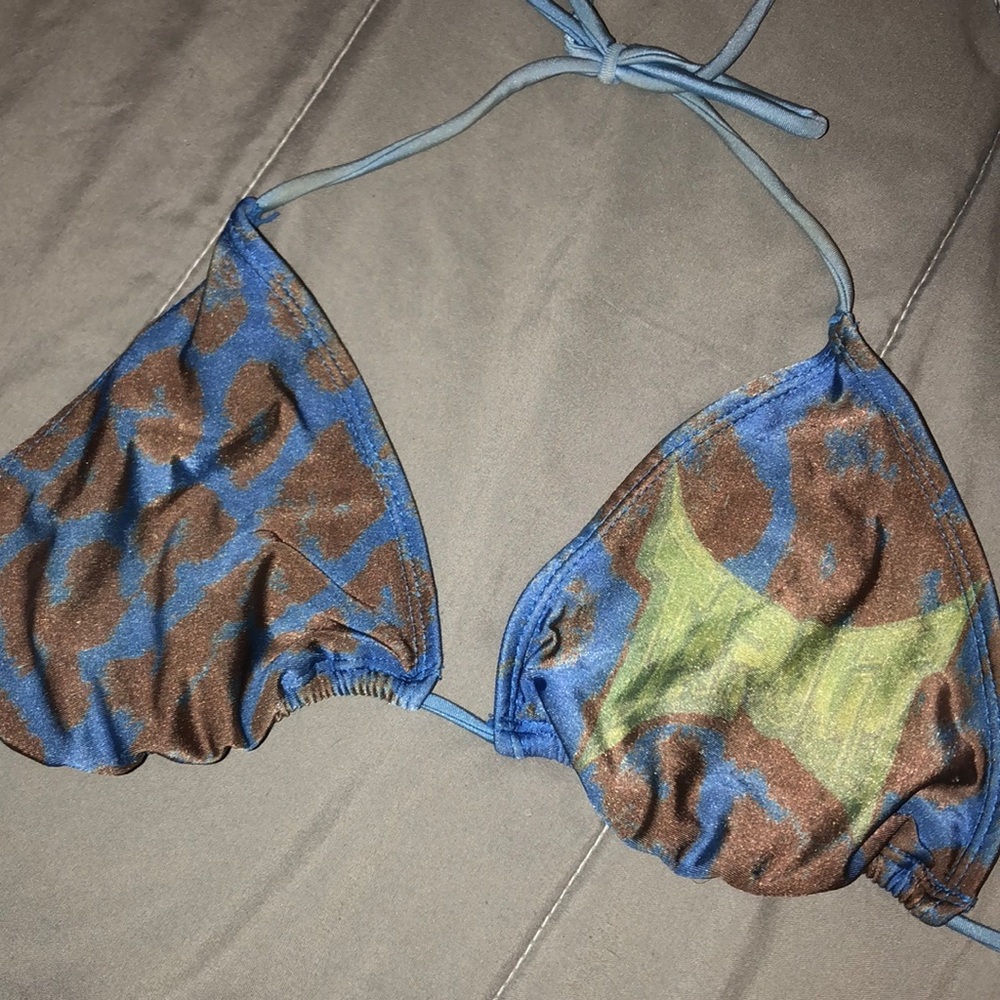 Tap Out Halter swim suit top.